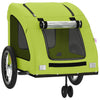 Pet Bike Trailer Green Oxford Fabric and Iron