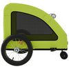 Pet Bike Trailer Green Oxford Fabric and Iron