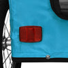 Pet Bike Trailer Blue Oxford Fabric and Iron
