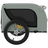 Pet Bike Trailer Grey and Black Oxford Fabric and Iron