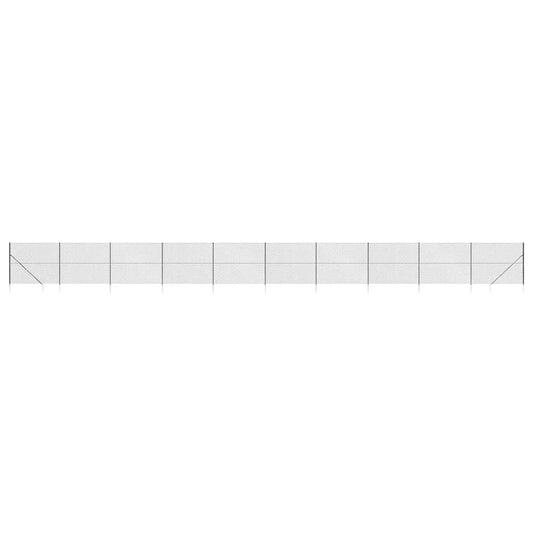 Chain Link Fence with Spike Anchors Anthracite 2x25 m