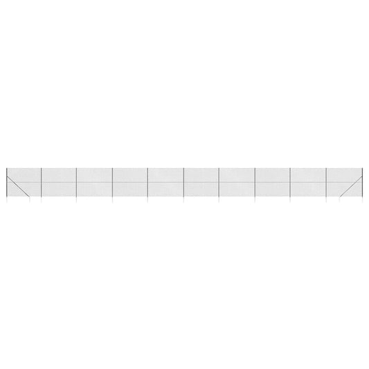 Chain Link Fence with Spike Anchors Anthracite 2.2x25 m