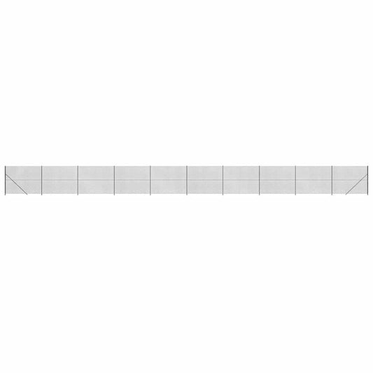 Chain Link Fence with Flange Anthracite 1.4x25 m