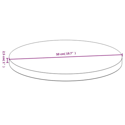 Table Top Ø50x2.5 cm Bamboo