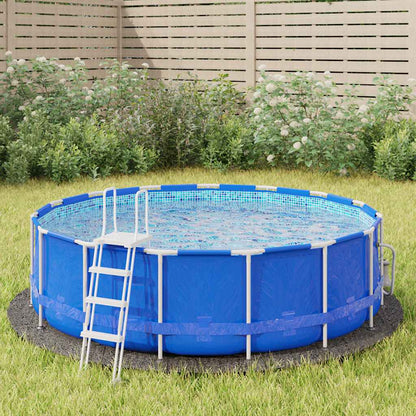 94216 vidaXL Pool Ground Cloth Light Grey Ø306 cm Polyester Geotextile