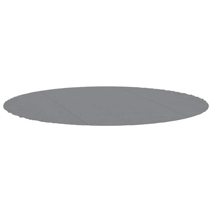 94217 vidaXL Pool Ground Cloth Light Grey Ø366 cm Polyester Geotextile
