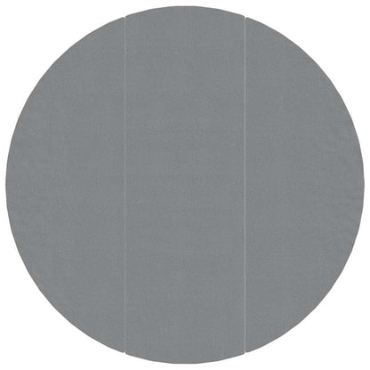 94218 vidaXL Pool Ground Cloth Light Grey Ø396 cm Polyester Geotextile