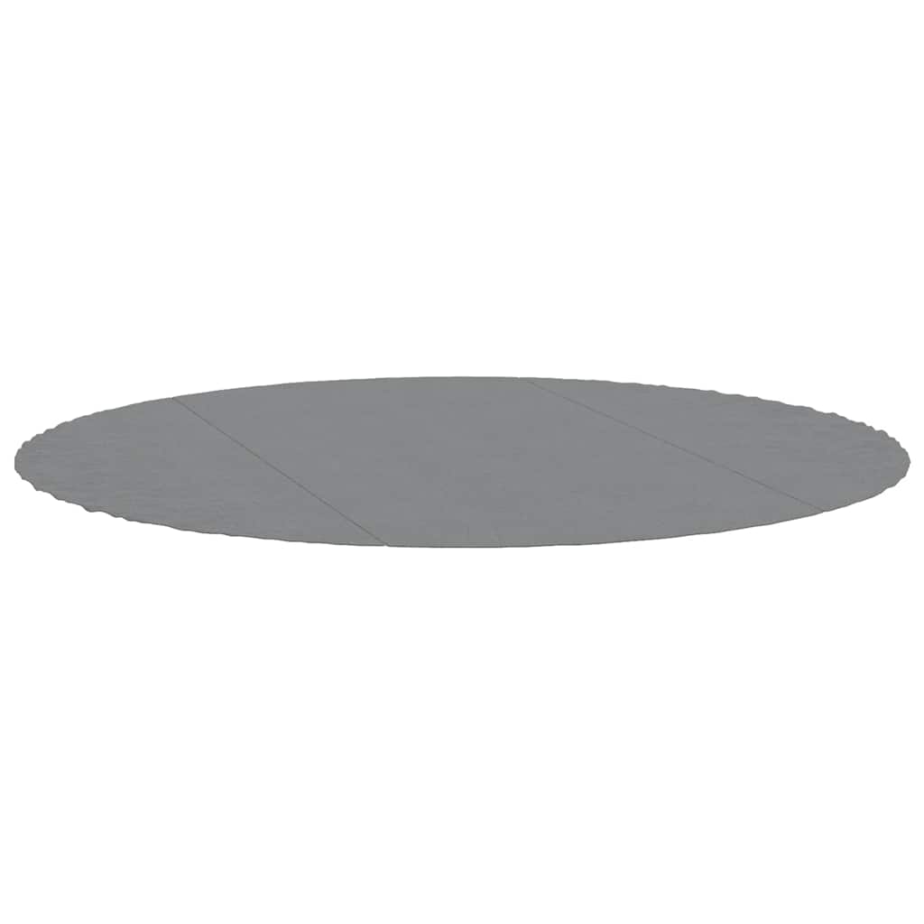 94225 vidaXL Pool Ground Cloth Light Grey Ø366 cm Polyester Geotextile