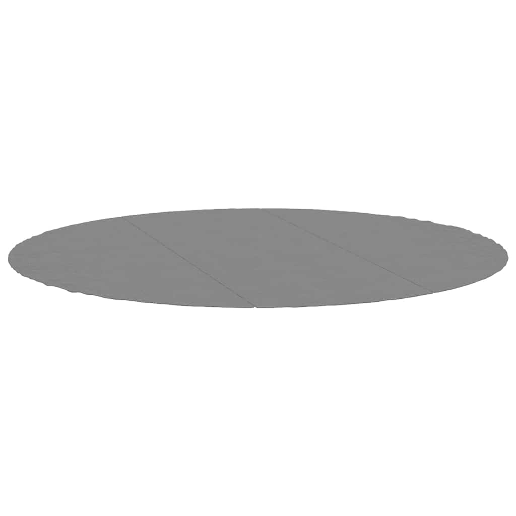94226 vidaXL Pool Ground Cloth Light Grey Ø396 cm Polyester Geotextile