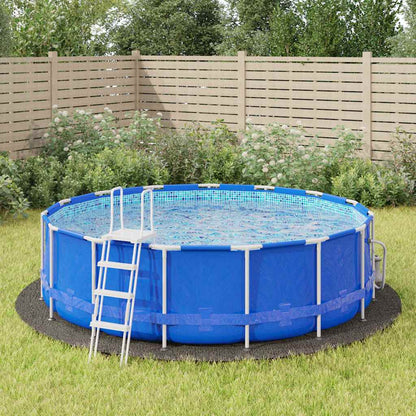 94227 vidaXL Pool Ground Cloth Light Grey Ø428 cm Polyester Geotextile