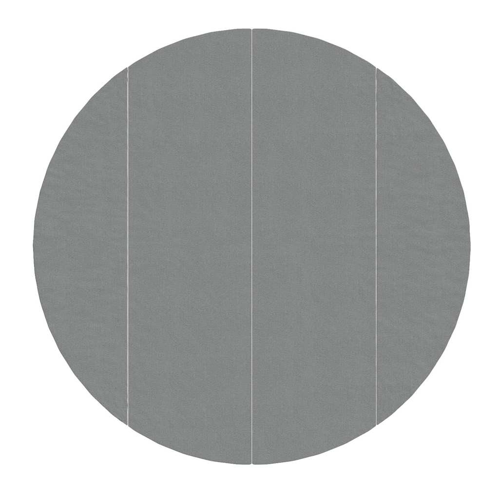94228 vidaXL Pool Ground Cloth Light Grey Ø458 cm Polyester Geotextile