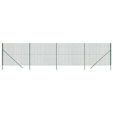 Wire Mesh Fence Green 1.8x10 m Galvanised Steel