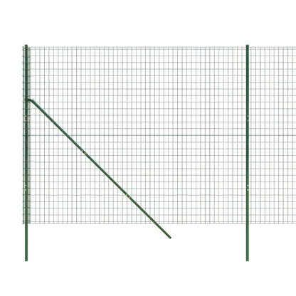 Wire Mesh Fence Green 2x10 m Galvanised Steel