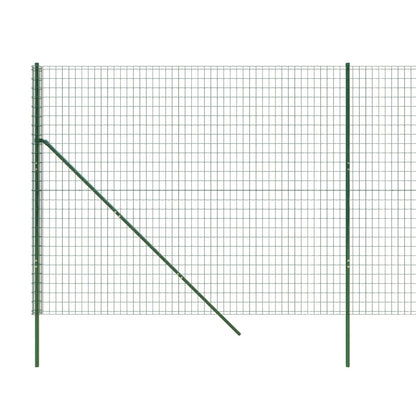 Wire Mesh Fence Green 2.2x10 m Galvanised Steel