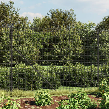 Wire Mesh Fence Anthracite 1.8x10 m Galvanised Steel