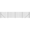 Wire Mesh Fence with Flange Anthracite 1.4x10 m