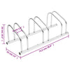 Bike Rack for 3 Bikes Galvanised Steel