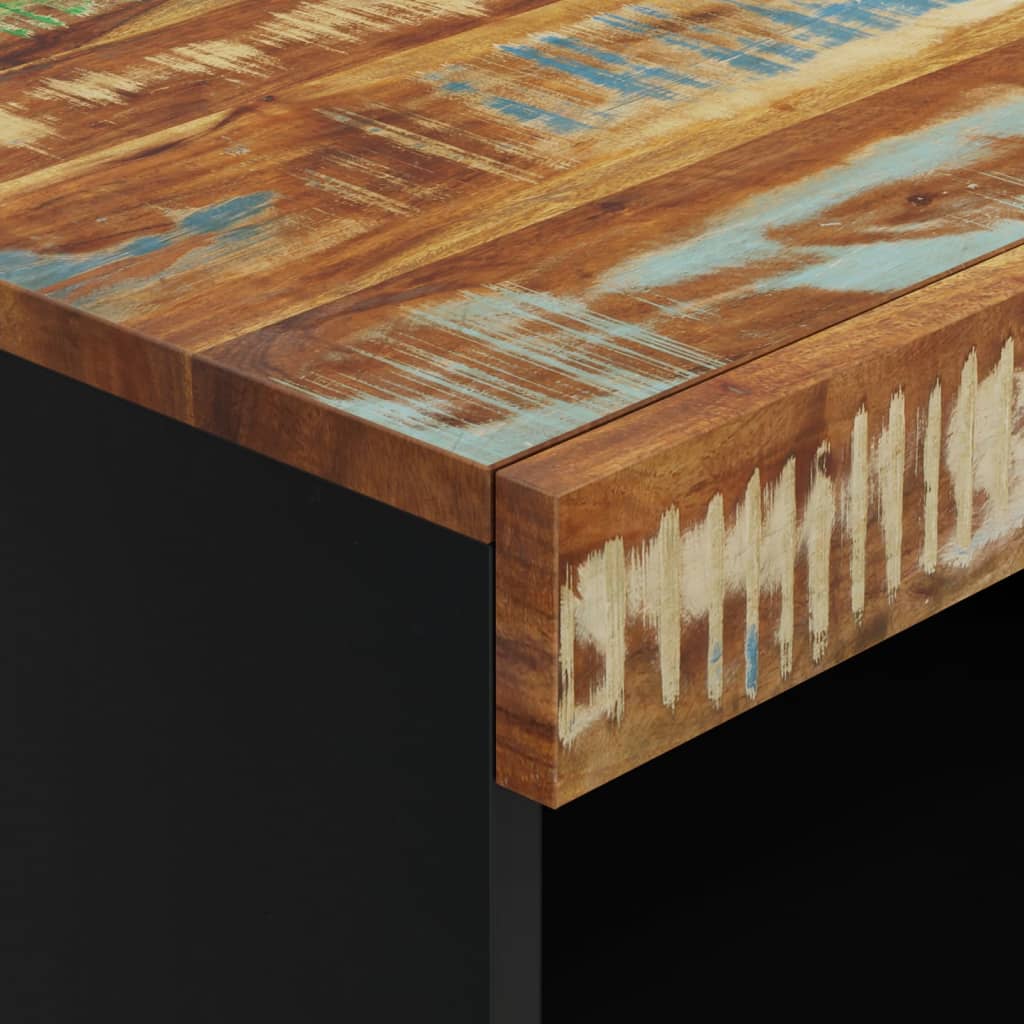 Side Cabinet 60x33x75 cm Solid Wood Reclaimed