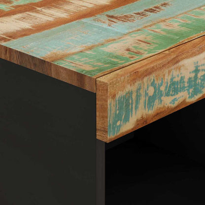 Side Cabinet 85x33x107 cm Solid Wood Reclaimed