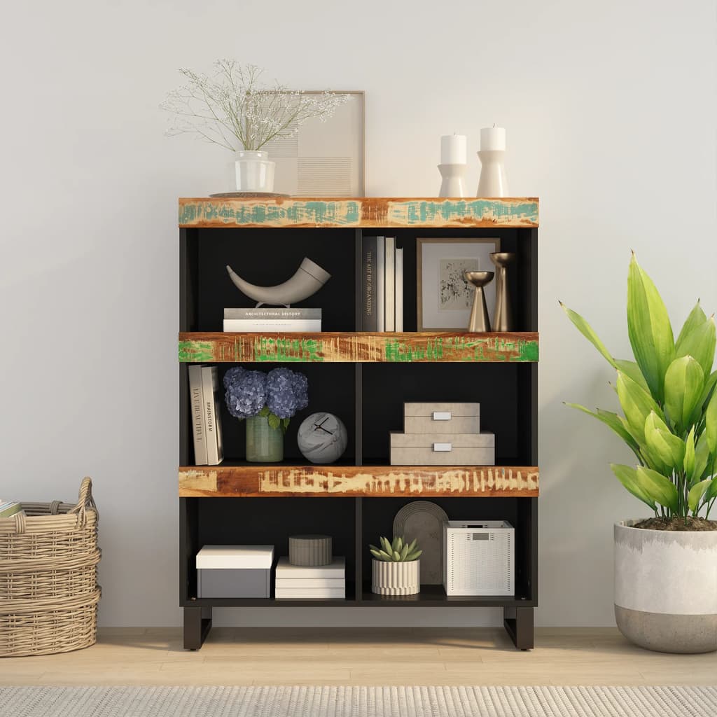 Side Cabinet 85x33x107 cm Solid Wood Reclaimed