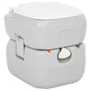 Portable Camping Toilet Grey and White 22+12 L HDPE