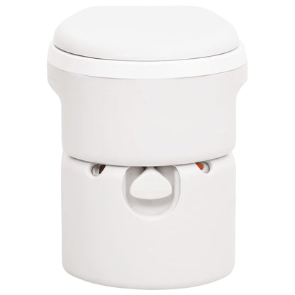 Integrated Camping Toilet White 24+17 L HDPE&PP