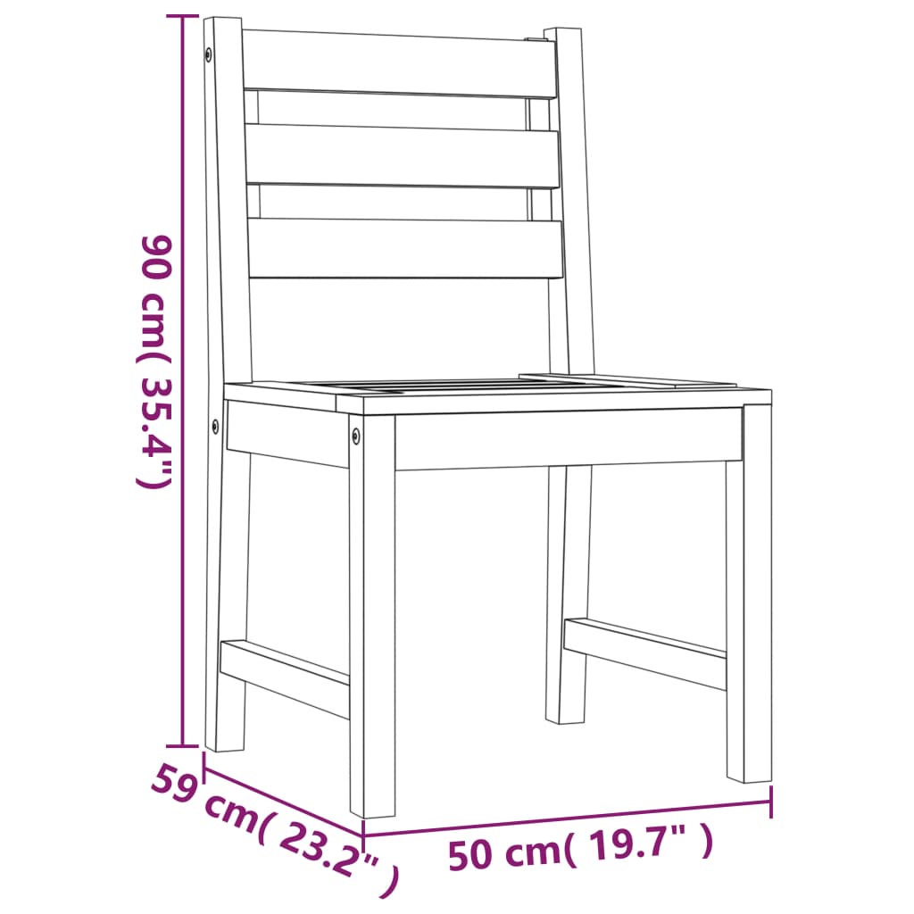 Garden Dining Set | Natural Teak | Solid Teak Wood | Standard