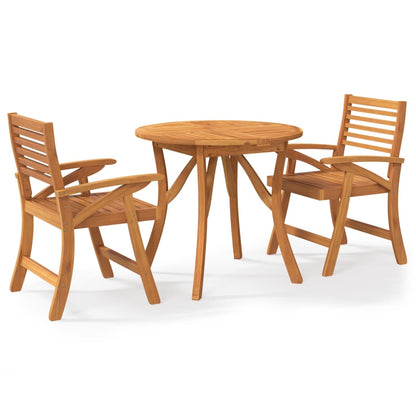 Garden Dining Set | Brown | Solid acacia wood | Medium | Durable