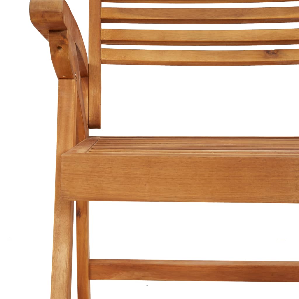 Garden Dining Set | Natural Wood | Solid Acacia wood | Medium | Durable