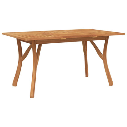 5 Piece Garden Dining Set Solid Wood Acacia