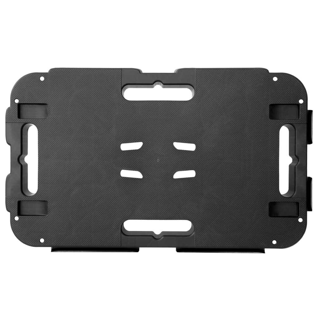 Transport Trolleys 2 pcs Black Polypropylene 200 kg