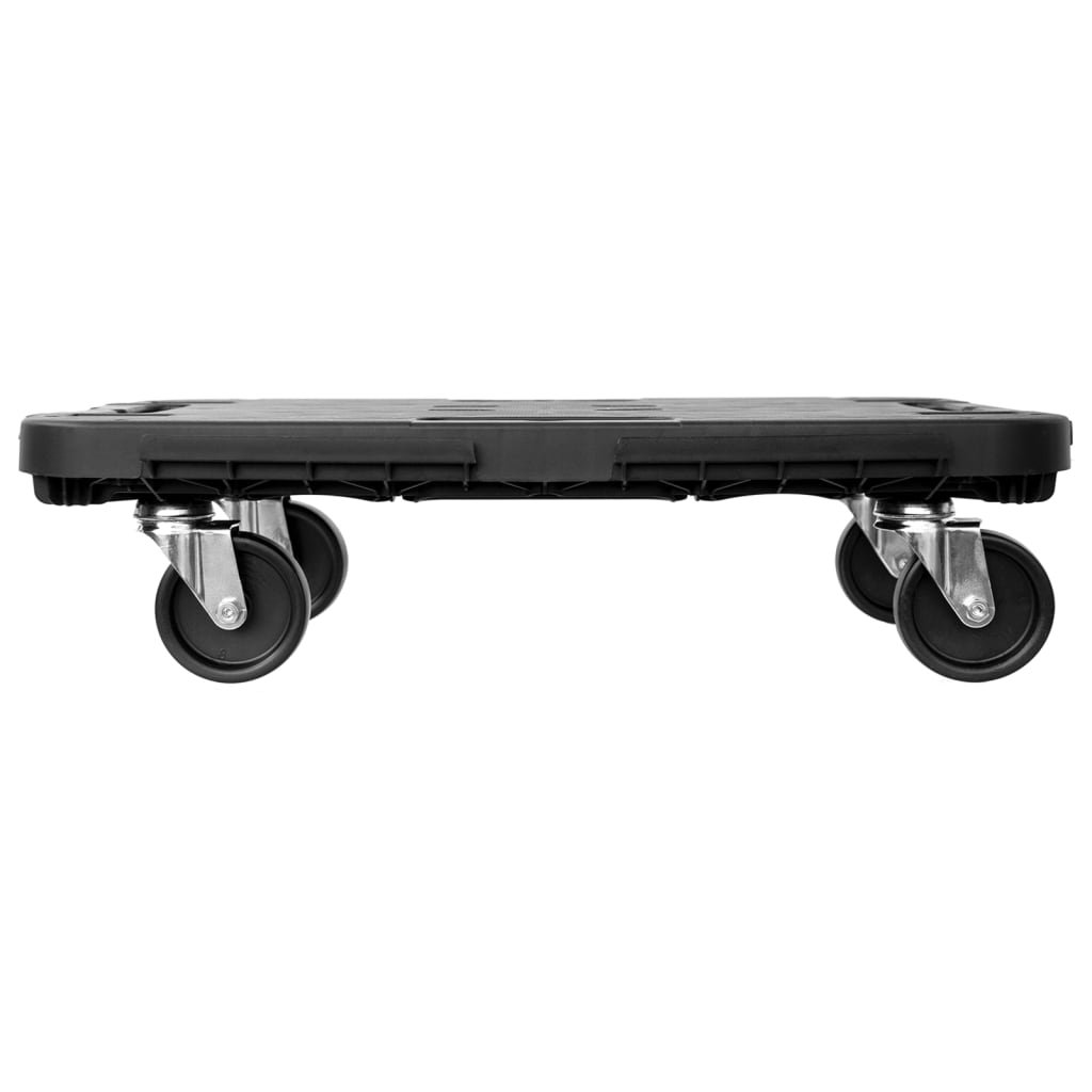 Transport Trolleys 3 pcs Black Polypropylene 300 kg