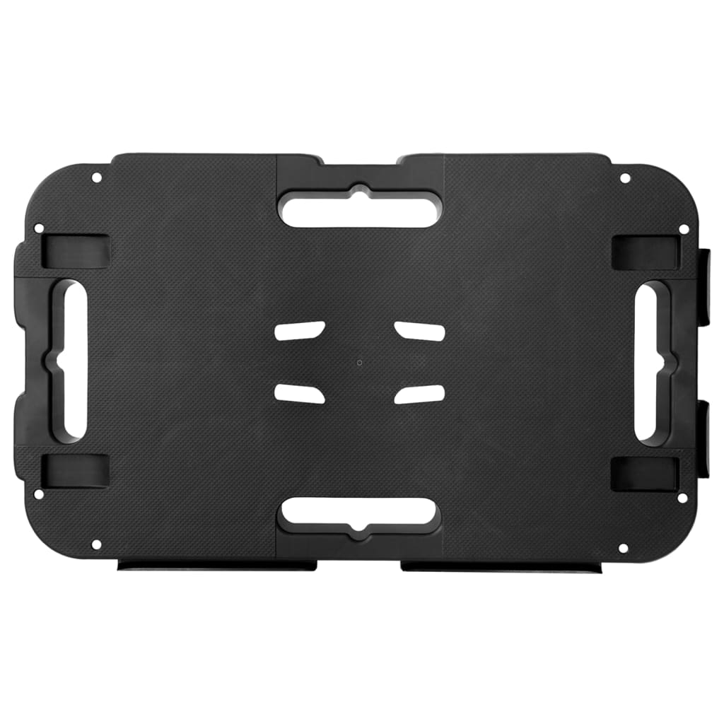 Transport Trolleys 3 pcs Black Polypropylene 300 kg