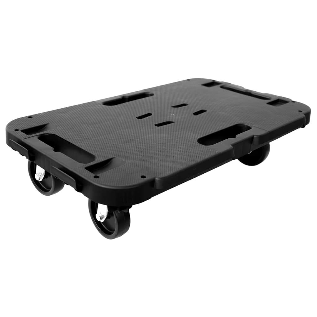 Transport Trolleys 5 pcs Black Polypropylene 300 kg