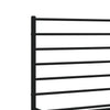 Metal Bed Frame without Mattress with Headboard Black 193x203cm