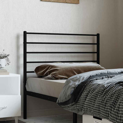 Headboard | Black | Powder-Coated Steel | Single | Durable | Headboard