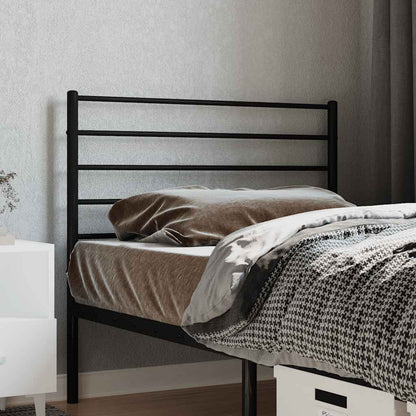 Headboard | Black | Powder-Coated Steel | Single | Durable | Headboard