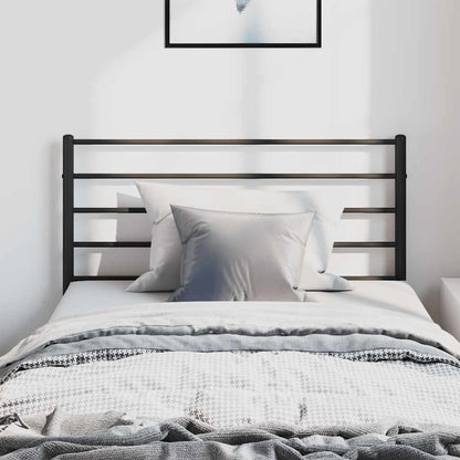 Headboard | Black | Powder-Coated Steel | Single | Durable | Headboard