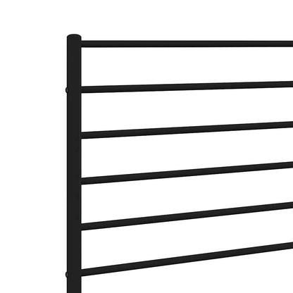 Headboard | Black | Steel | 107 cm mattress width | Classic/Traditional