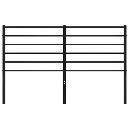 Metal Replace Headboard Black 120 cm