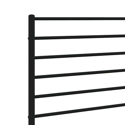 Metal Replace Headboard Black 120 cm