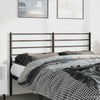 Metal Headboard Black 135 cm
