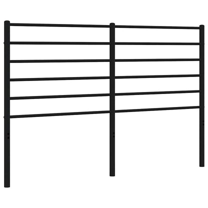 Metal Replace Headboard Black 150 cm