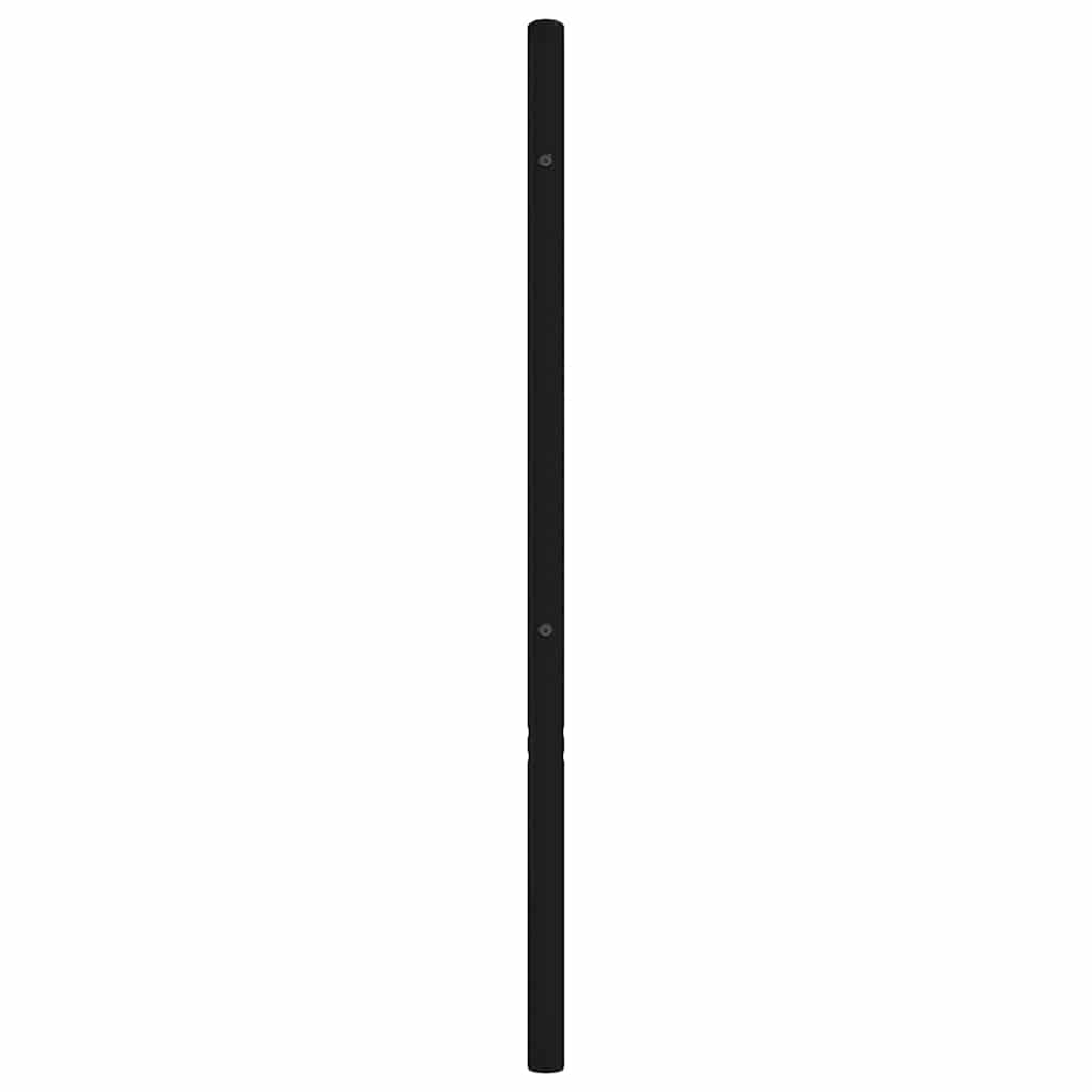 Metal Replace Headboard Black 150 cm