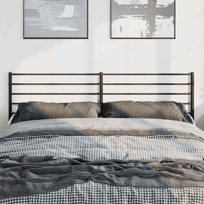 Metal Replace Headboard Black 193 cm