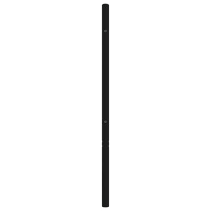 Headboard | Black | Powder-Coated Steel | 200 cm | Sturdy | Headboard