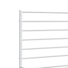 Metal Bed Frame without Mattress with Headboard White 183x213cm