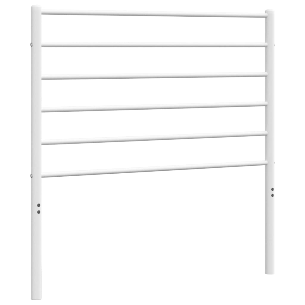 Headboard | White | Powder-Coated Steel | 80 cm wide | Stylish Design