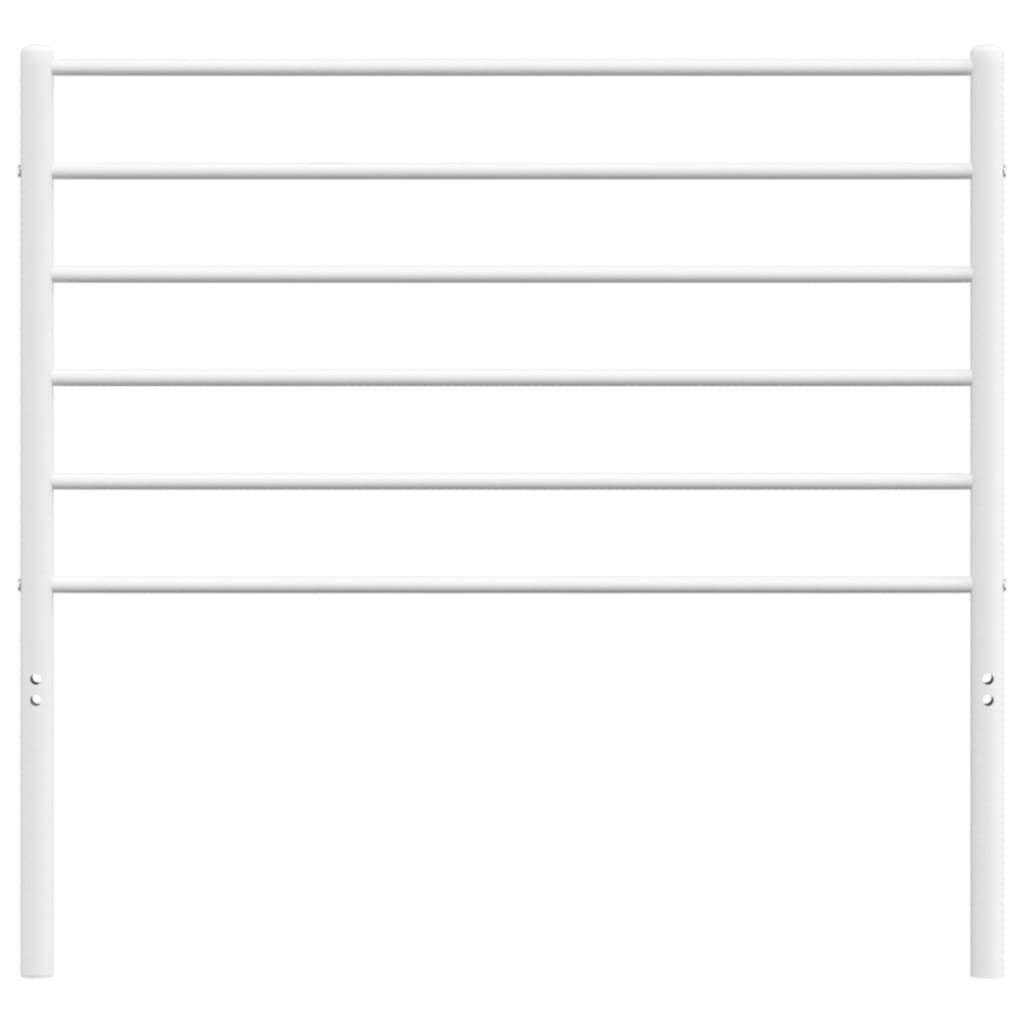 Headboard | White | Powder-Coated Steel | 80 cm wide | Stylish Design