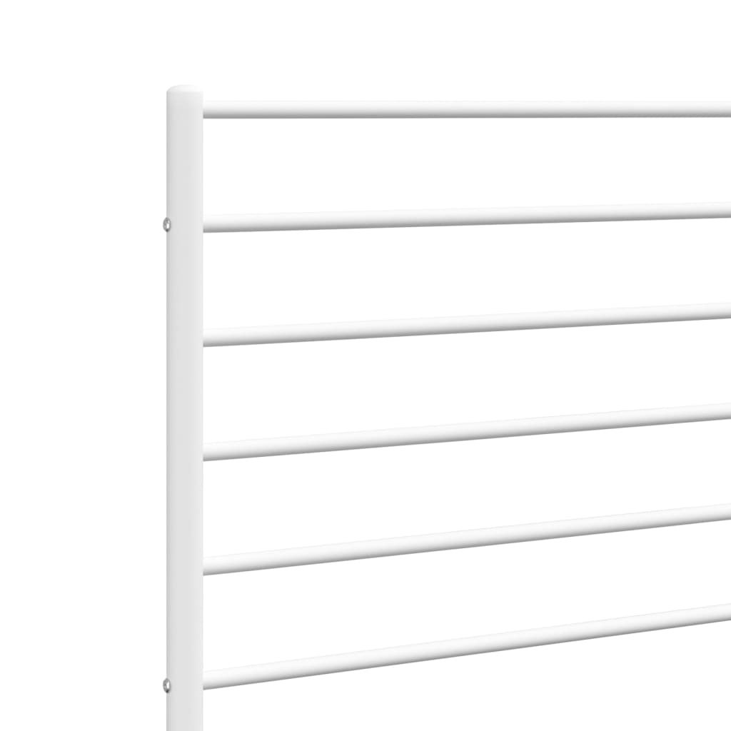Headboard | White | Powder-Coated Steel | 80 cm wide | Stylish Design